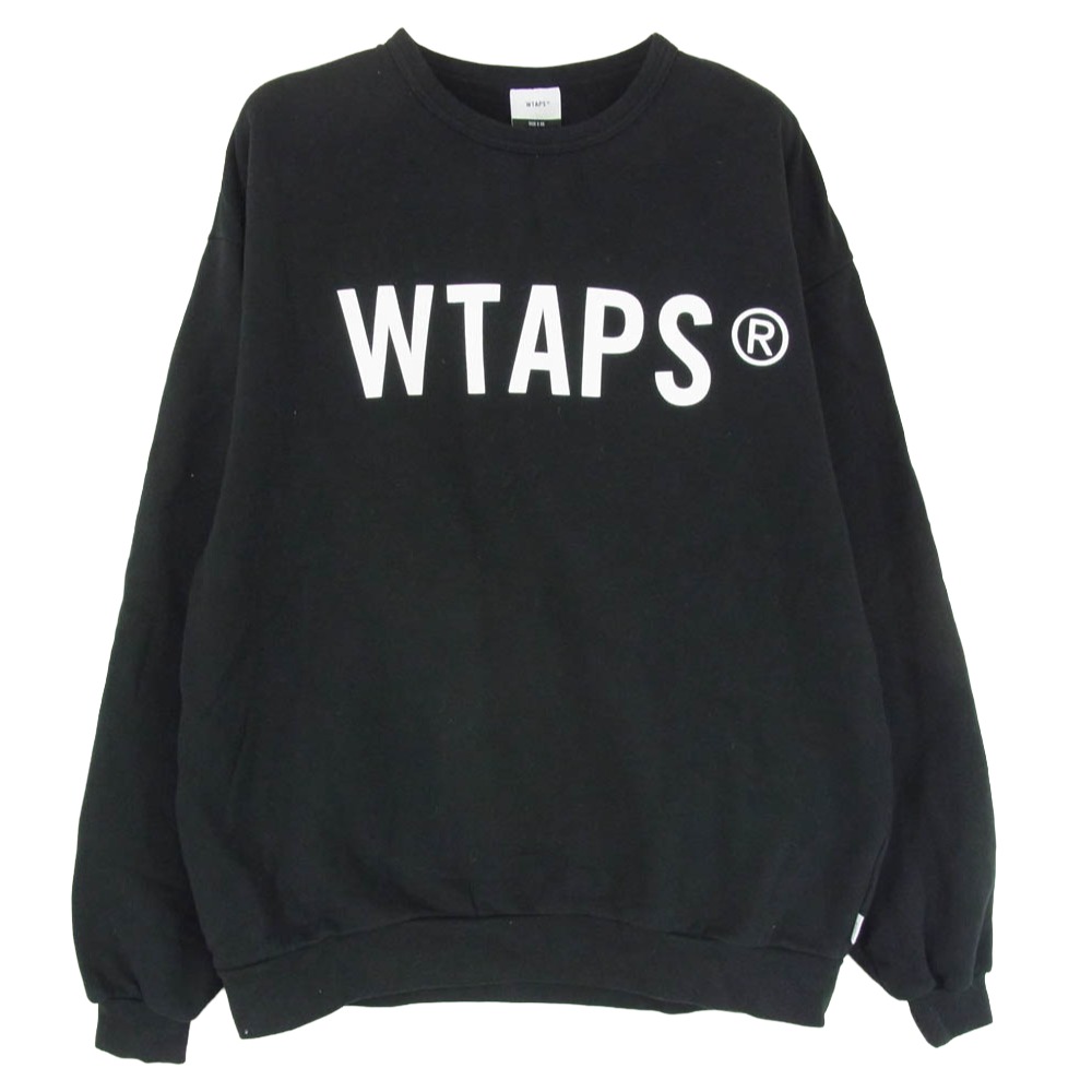WTAPS ダブルタップス 202ATDT-CP01S WTVUA ロゴタイプ 刷り上げる 労働者の一団素っ首 流汗 黒いこと系 X05  メンズ【古着】【中古】