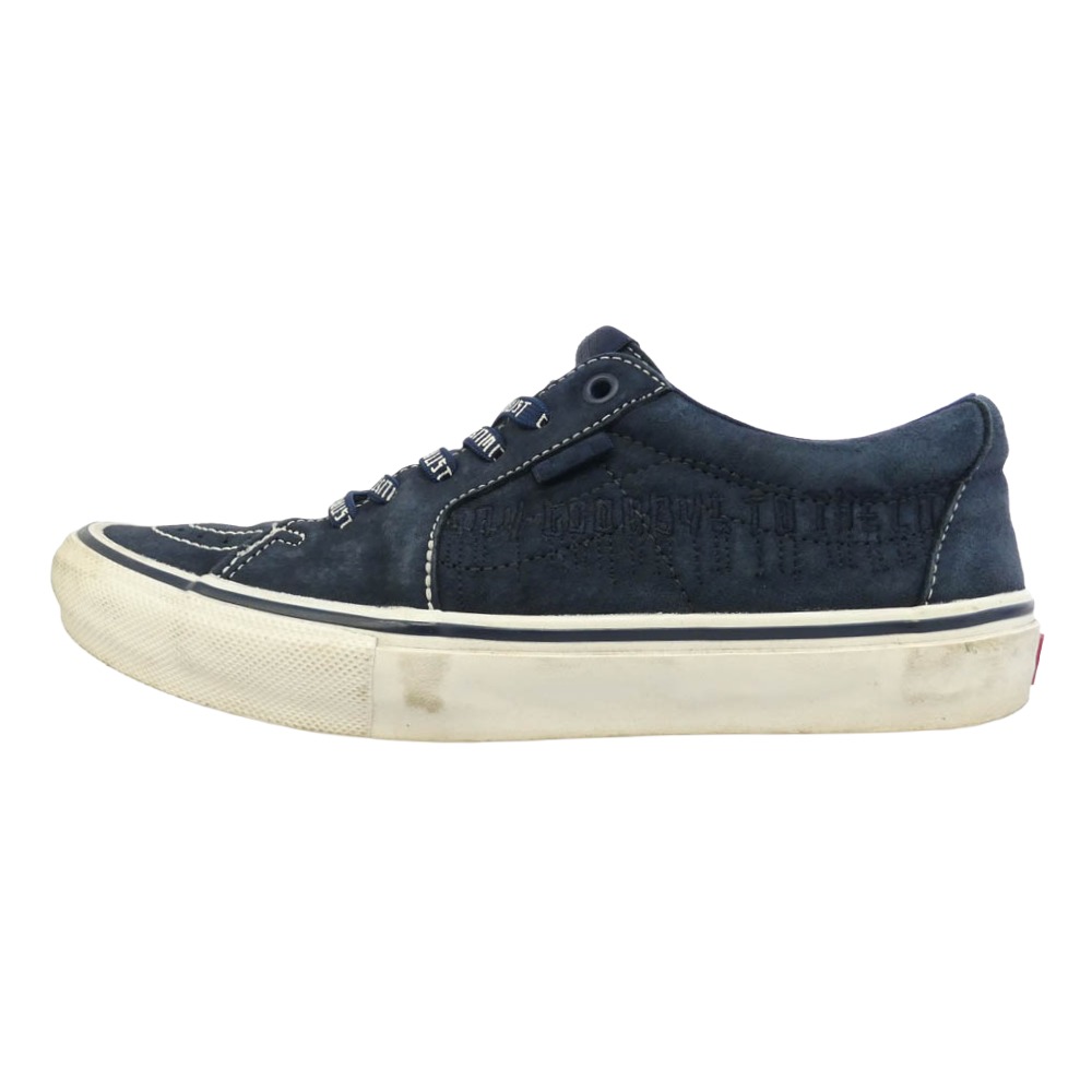 VANS バンズ VN0A5FCF6F6 x CIVILIST シビ商品目録 SK8 LOW 滑る 置き目 スエードクロス スニーカー ダークネイビー系 26.5珊 メンズ【中古】