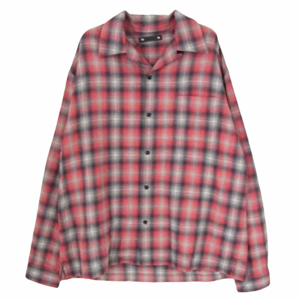マインデニム 24ssレーヨンチェックシャツ 楽天市場】MINEDENIM : Distortion Ombre Check Flannel Over SH