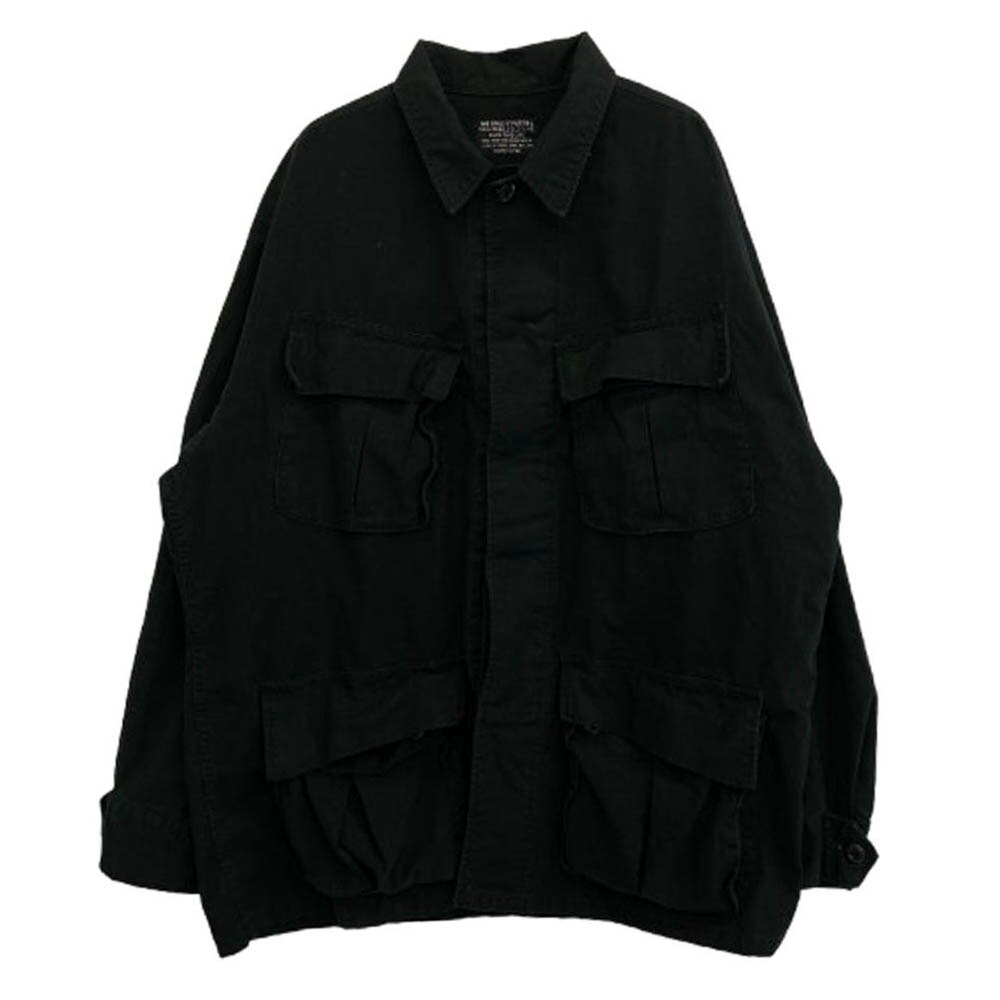 専用　ワコマリア 天国東京 リップストップ ミリタリー ファティーグ ジャケット WACKO MARIA ワコマリア ファティーグジャケット ブラック 黒 L