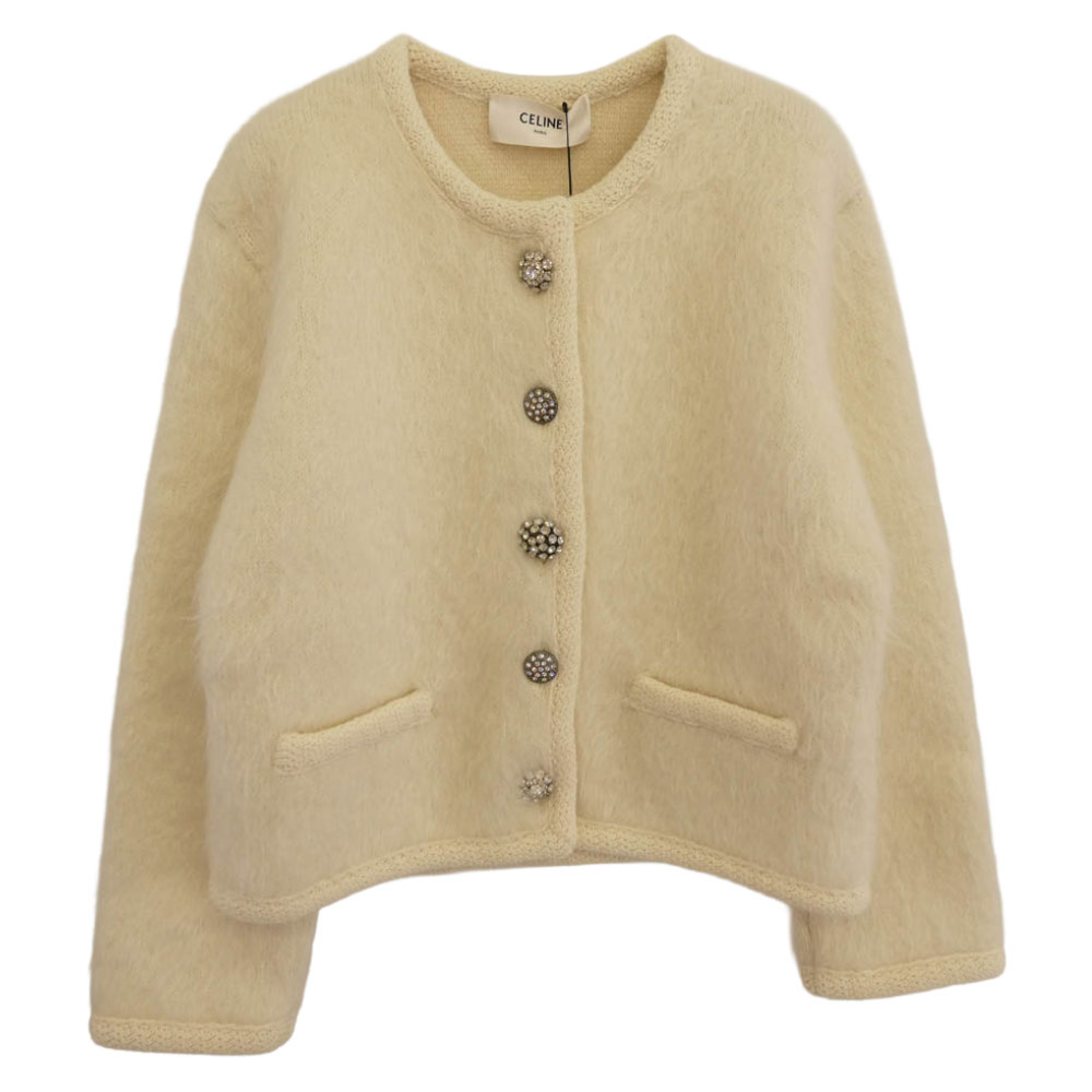 楽天市場】【セリーヌ】Celine 23SS ストライプ ウール ノーカラー