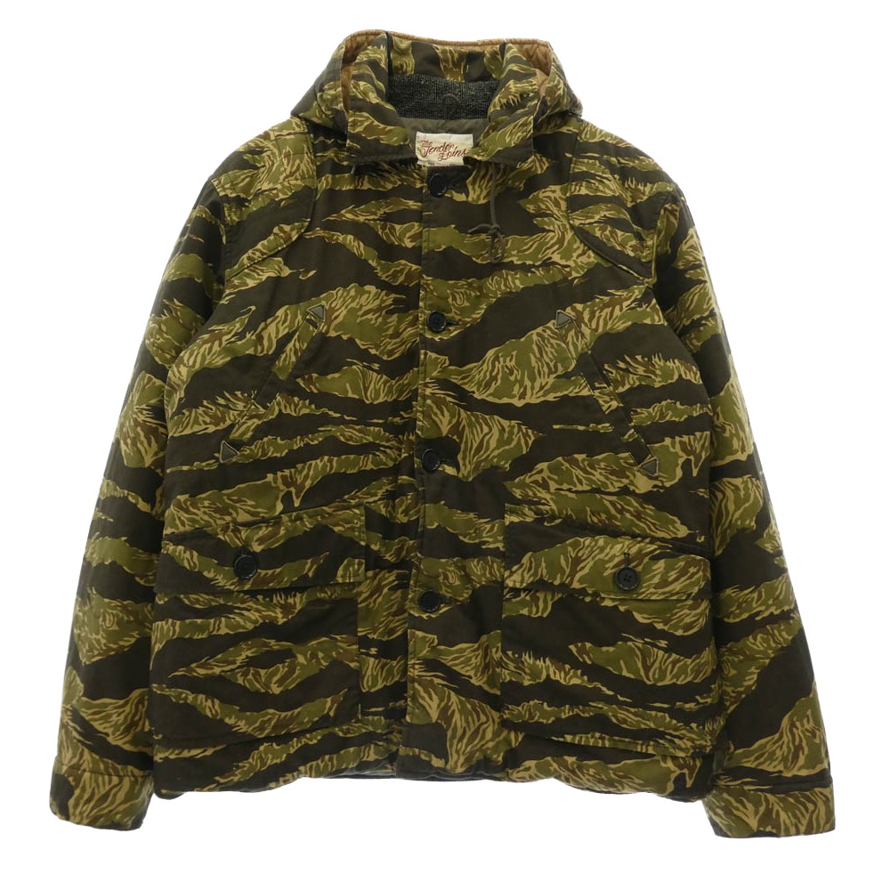 TENDERLOIN アンダーカット 14AW T-HUNTING DOWN JKT BB 虎家鴨 狩猟 落ちこむ上衣 化けの皮系 XL  メンズ【古着】【中古】