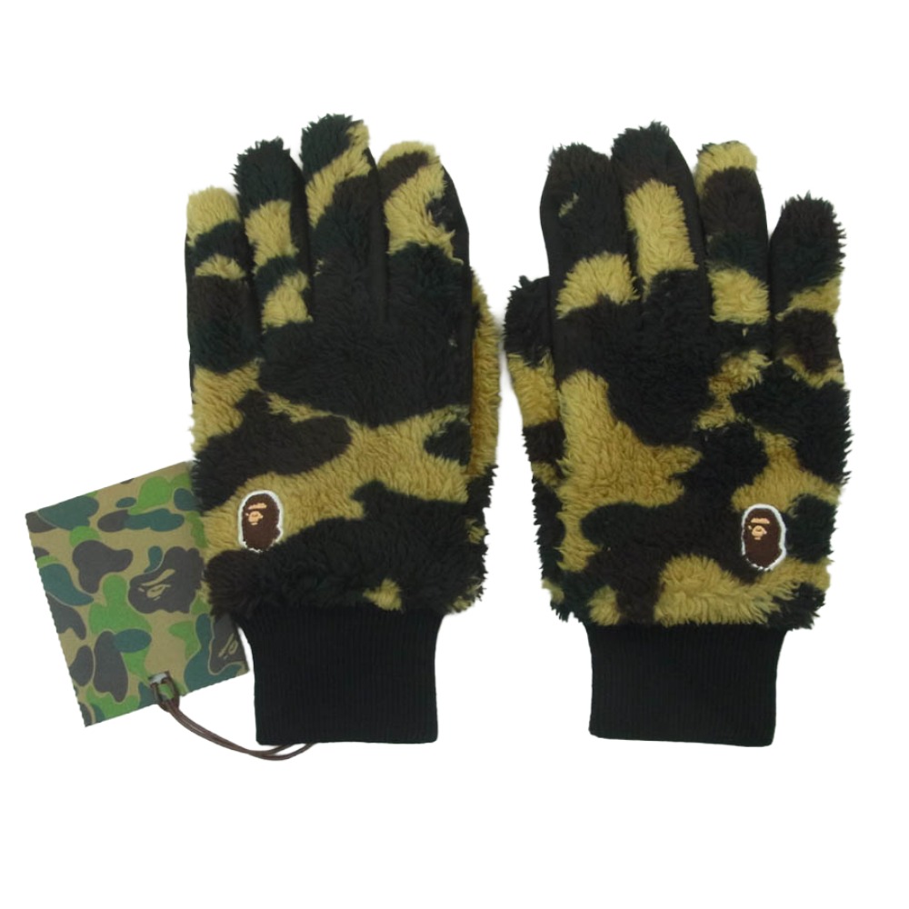 楽天市場】A BATHING APE COLOR CAMO MECHANIX WEAR GLOVES ア