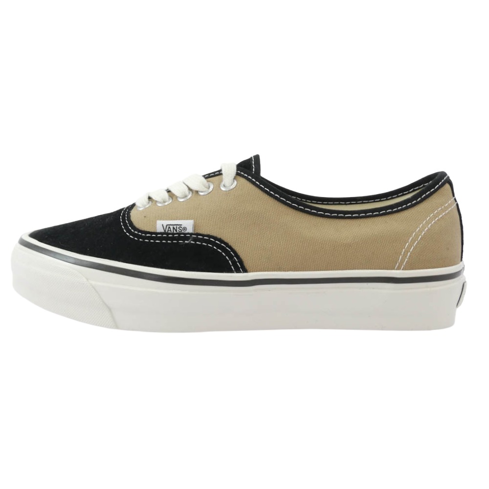 VANS バンズ VN000D9NGGT Premium Authentic 44 Archive Incense Brown プレミアム オーセンティック アーカイブ インセンス ブラウン キャンバス スエード スニーカー ブラック系 ブラウン系 27cm 【極上美品】 メンズ【中古】