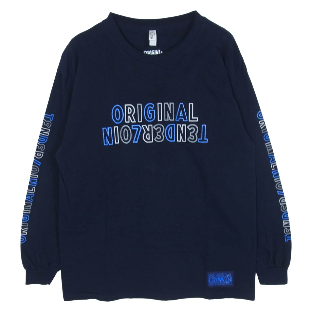 純正新販売 テンダーロイン TEE L/S ACID WASH G 退色茶 ロンT XL