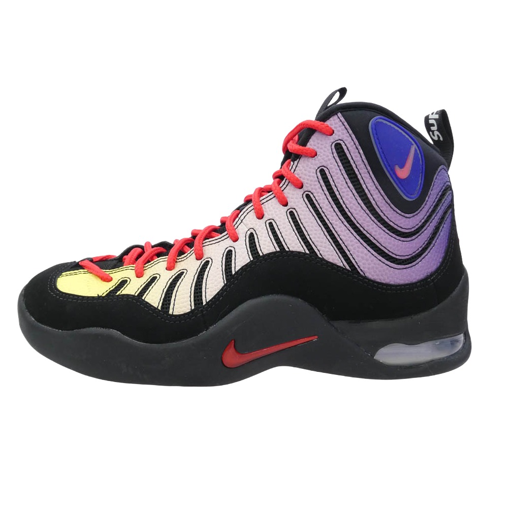 Supreme シュプリーム DX3292-001 × Nike Air Bakin Black/Multi ナイキ エアベイキン 黒いこと マルチ スニーカー 黒いこと系 25糎  メンズ【中古】