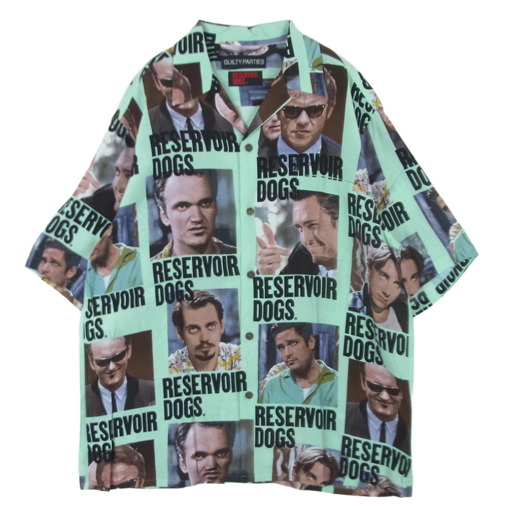 WACKO MARIA ワコマリア 24ss reservoir dogs S/S HAWAIIAN SHIRT レザボア・ドッグス ハワイアン 半袖 プルオーバー ライトグリーン系 ペパーミント緑であること系 XL メンズ【古着】【中古】
