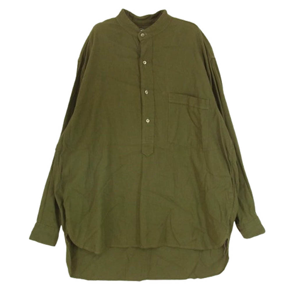 21AW COMOLI コモリシャツ 長袖シャツ サイズ2 U03-02001 COMOLI(コモリ) 長袖シャツ W03-02001 ホワイト サイズ 1