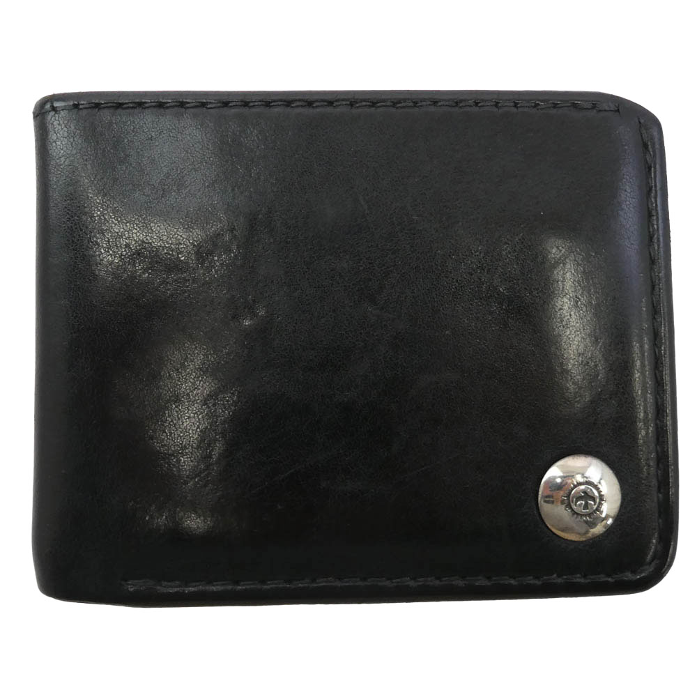 楽天市場】goro's ゴローズ 二つ折サドルレザーウォレット 金メタル付