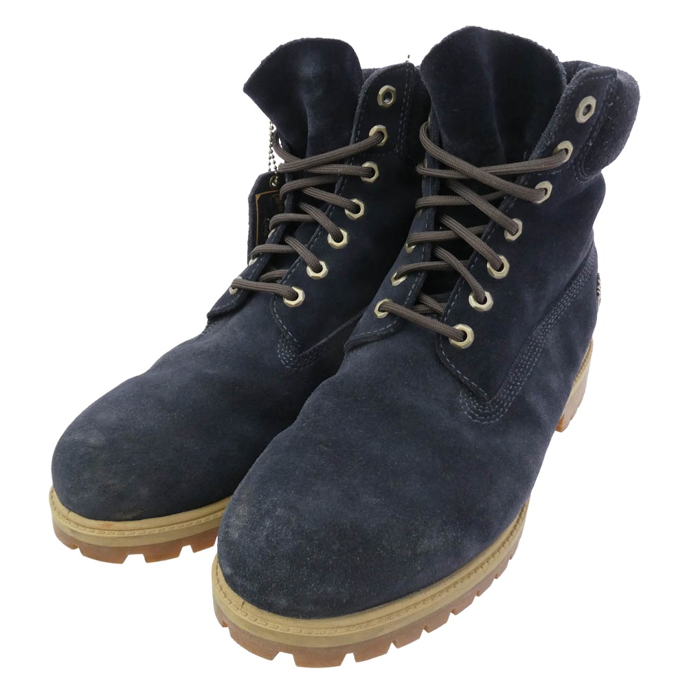 Timberland ティンバーランド Heritage 6inch Lace Up Waterproof Boot ヘリテージ 6インチ レースアップ ウォータープルーフ ブーツ ブラック系 29.5cm メンズ【中古】