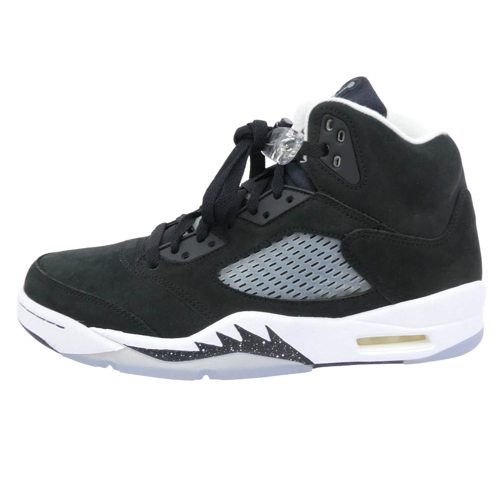 NIKE AIR JORDAN ナイキ ジョーダン CT4838-011 Air Jordan 5 Moonlight エアジョーダン 月灯かり 御機嫌取りすてる スニーカー 黒いこと系 28糎 【より良い美品】 メンズ【中古】