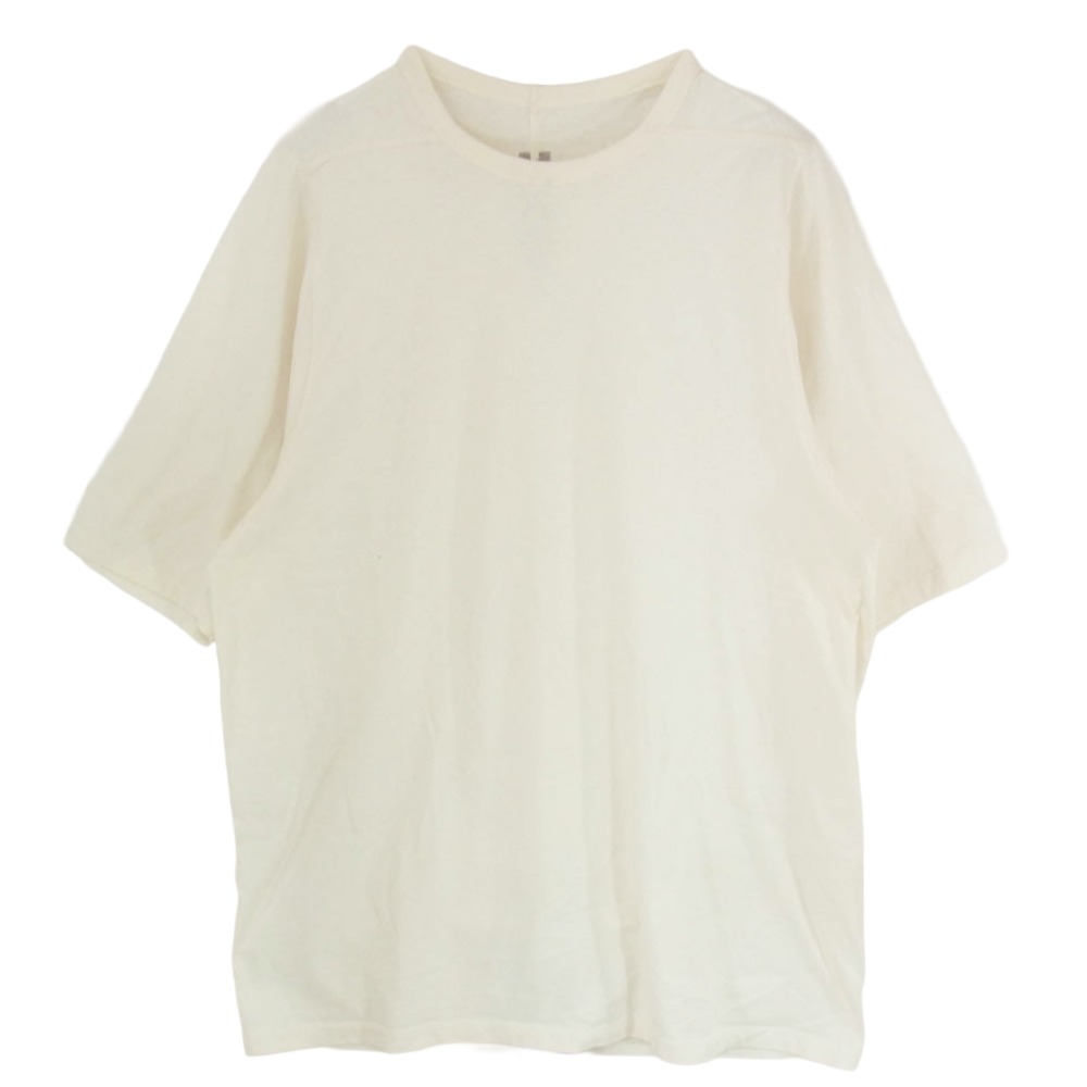 Rick Owens リックオウエンス 25SS RU01E5274-JNC Jumbo SS T-Shirt  ハリウッド ジャンボ 半袖 厚地の外套大きさ プルオーバー 象牙色系 S  メンズ【古着】【中古】