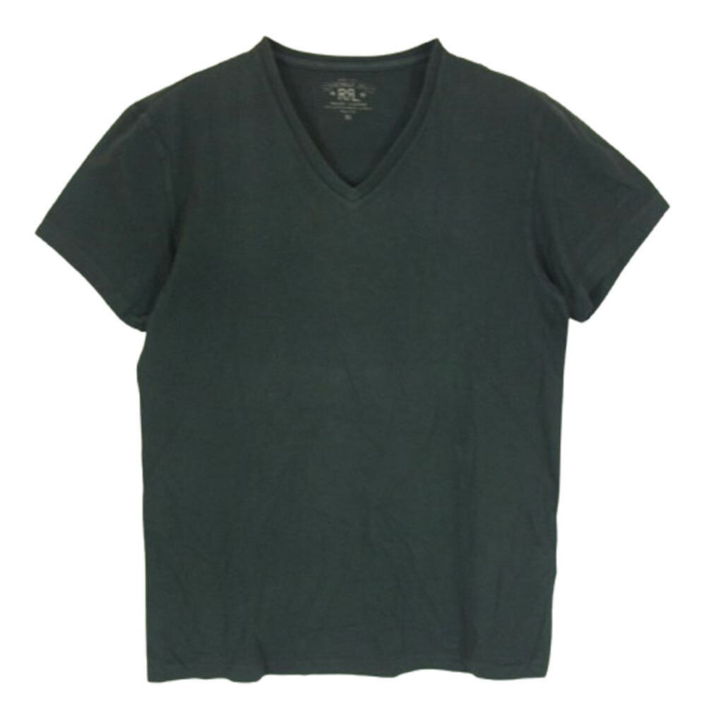 【RRL】ランチロゴ コットン 古着風 クルーネック 半袖 Tシャツ 楽天市場】RRL ダブルアールエル Tシャツ サイズ:S ごま塩 無地