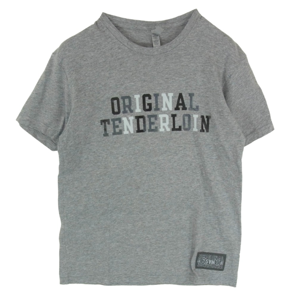 TENDERLOIN テンダーロイン 22SS ボルネオスカル プリント 半袖 Tシャツ グレー系 M メンズ【古着】【中古】