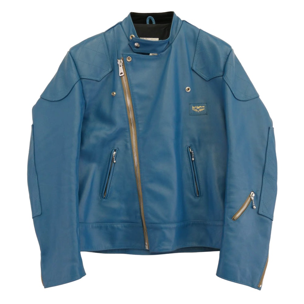 Lewis Leathers ルイスレザー SUPER MONZA VINTAGE TURQUOISE スーパーモンザ ヴィンテージターコイズ ブルー系 40 メンズ【古着】【中古】 131,890円