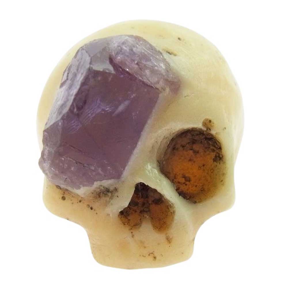 マカブル ガジェット機 Macabre Gadgets 輪っか MGR019-A スカル輪っか アメジスト 高温発光 10号 【新古品】【未当て嵌める】 メンズ【中古】 メンズジュエリー・アクセサリー-指輪・リング-ジュエリー・アクセサリー