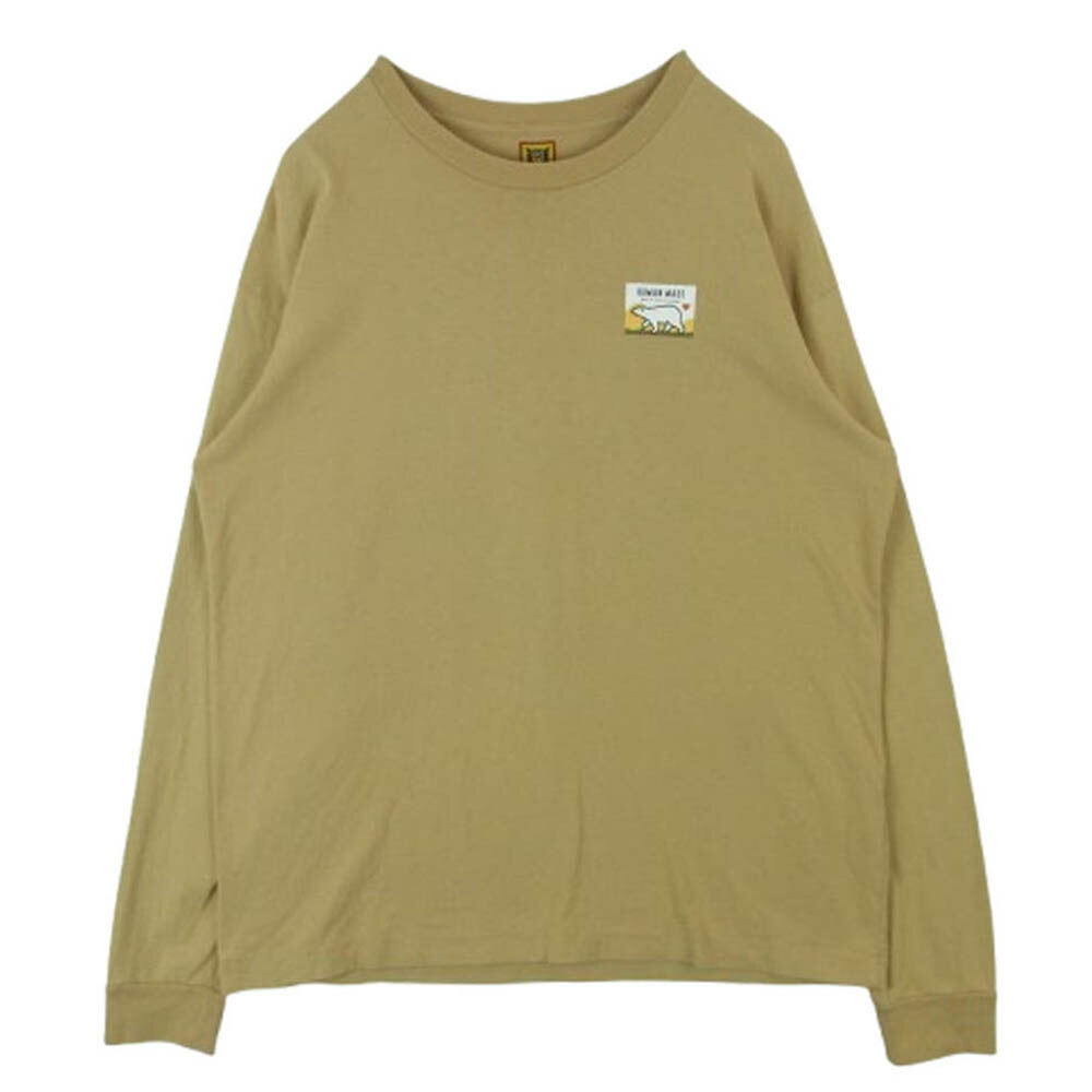 楽天市場】HUMAN MADE 24ss HENLEY NECK L/S TEE Lサイズ