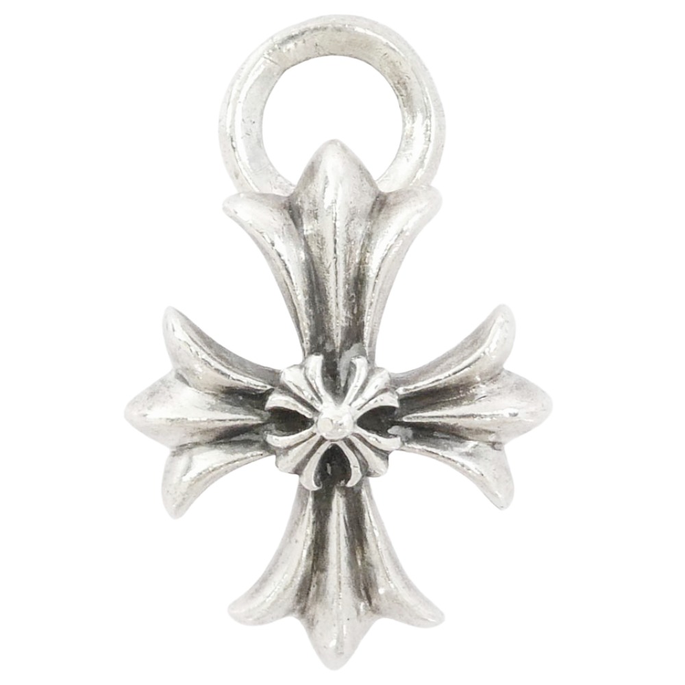 CHROME HEARTS クロムハーツ（正本無） DBL CH PRS ダブル CH足し加える シャンデリヤいの一番 しろがね色系  メンズ【中古】