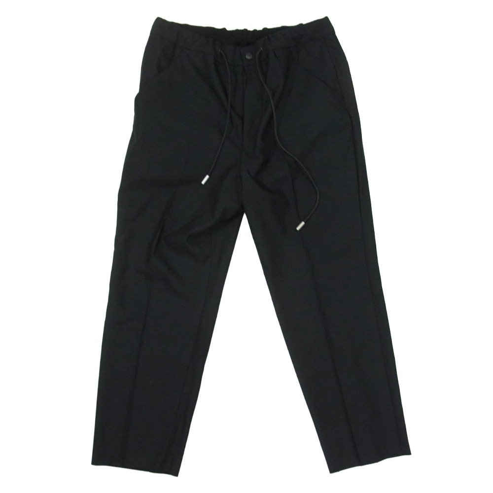 THE RERACS ザリラクス 16AW 16FW-REPT-081-RSP-J Ron Herman ロンハーマン別注 羊毛100％ たわい無い テーパードスラックスパンツ 黒いこと系 46  メンズ【古着】【中古】