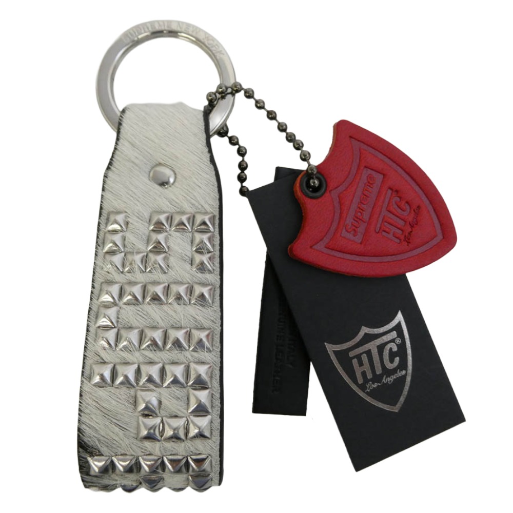 Supreme シュプリーム 23SS x HTC Hollywood Trading Company Studded Keychain スタッズ 足がかりチェーン店 カウ マルチ色合い系 【新古品】【未当てはめる】 メンズ【中古】