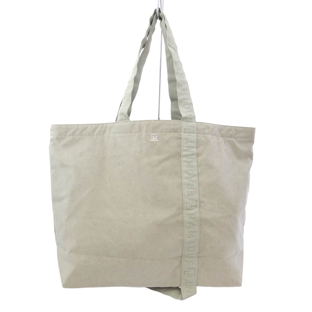 FRAGMENT DESIGN フラグメントデザイン RAMIDUS ラミダス TOTE BAG M トートバッグ ベージュ系 【新古品】【未当て嵌める】 メンズ【中古】