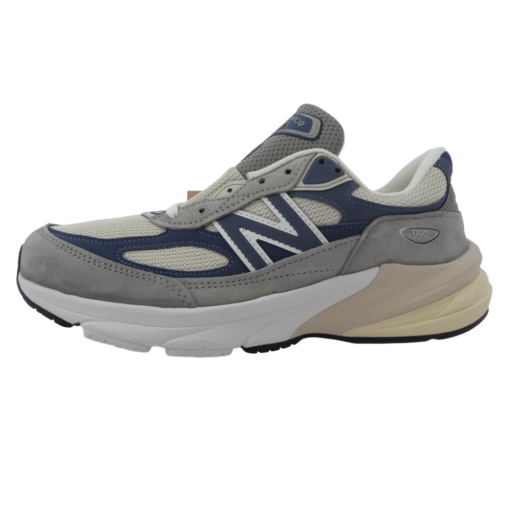 NEW BALANCE ニューバランス U990TC6 USA製 スエード シンセティックレザー ローカット スニーカー グレー系 26.5cm 【極上美品】 メンズ【中古】
