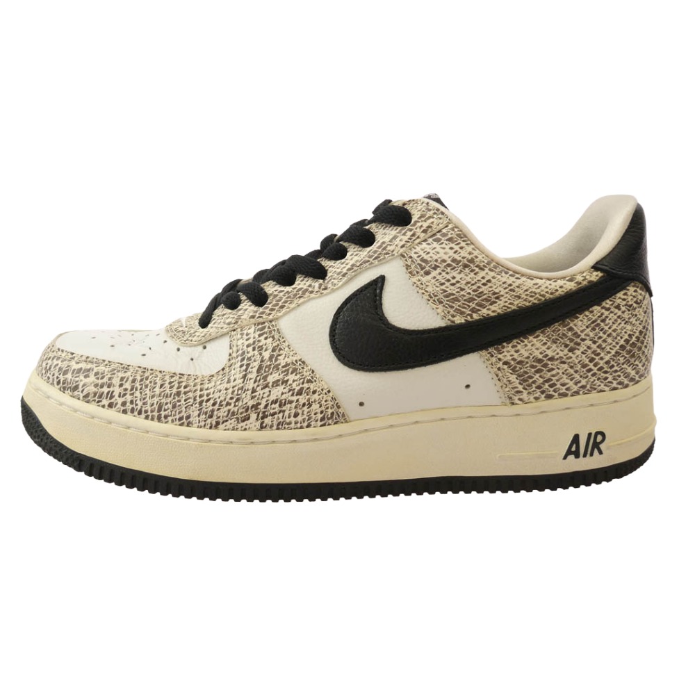 NIKE ナイキ 845053-104 AIR FORCE1 LOW RETRO COCOA SNAKE エアフォース スネイク ベージュ系 ブラウン系 27cm メンズ【中古】