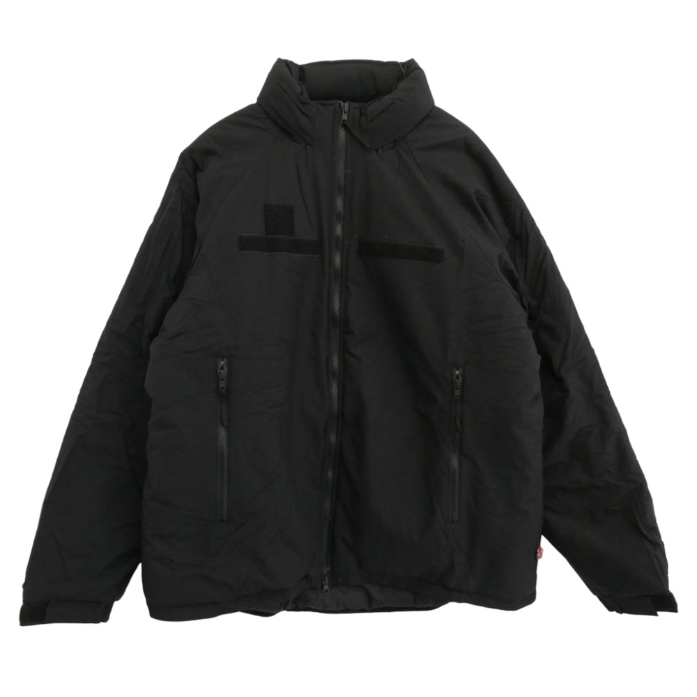 ブルックリンアームドフォース BROOKLYN ARMED FORCES BAF社製 ECWCS LEVEL7 PARKA EXTREME COLD WEATHER GEN III 中綿ジャケット ブラック系 Large-Regular  メンズ【古着】【中古】