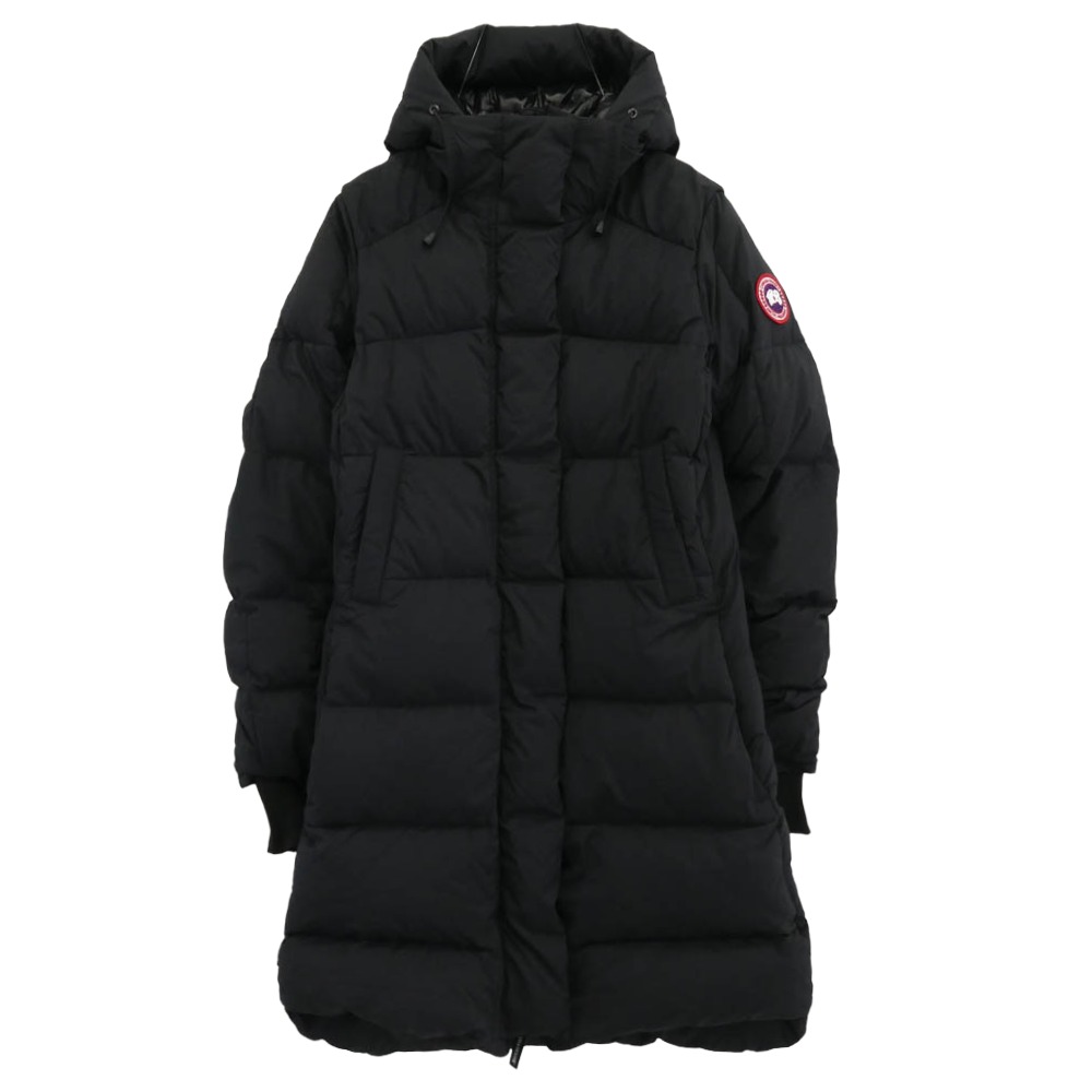 CANADA GOOSE カナダグース 5077L サザビーリーグタグ ALLISTON COAT アリストン ダウン コート ジャケット ブラック系 M メンズ【古着】【中古】