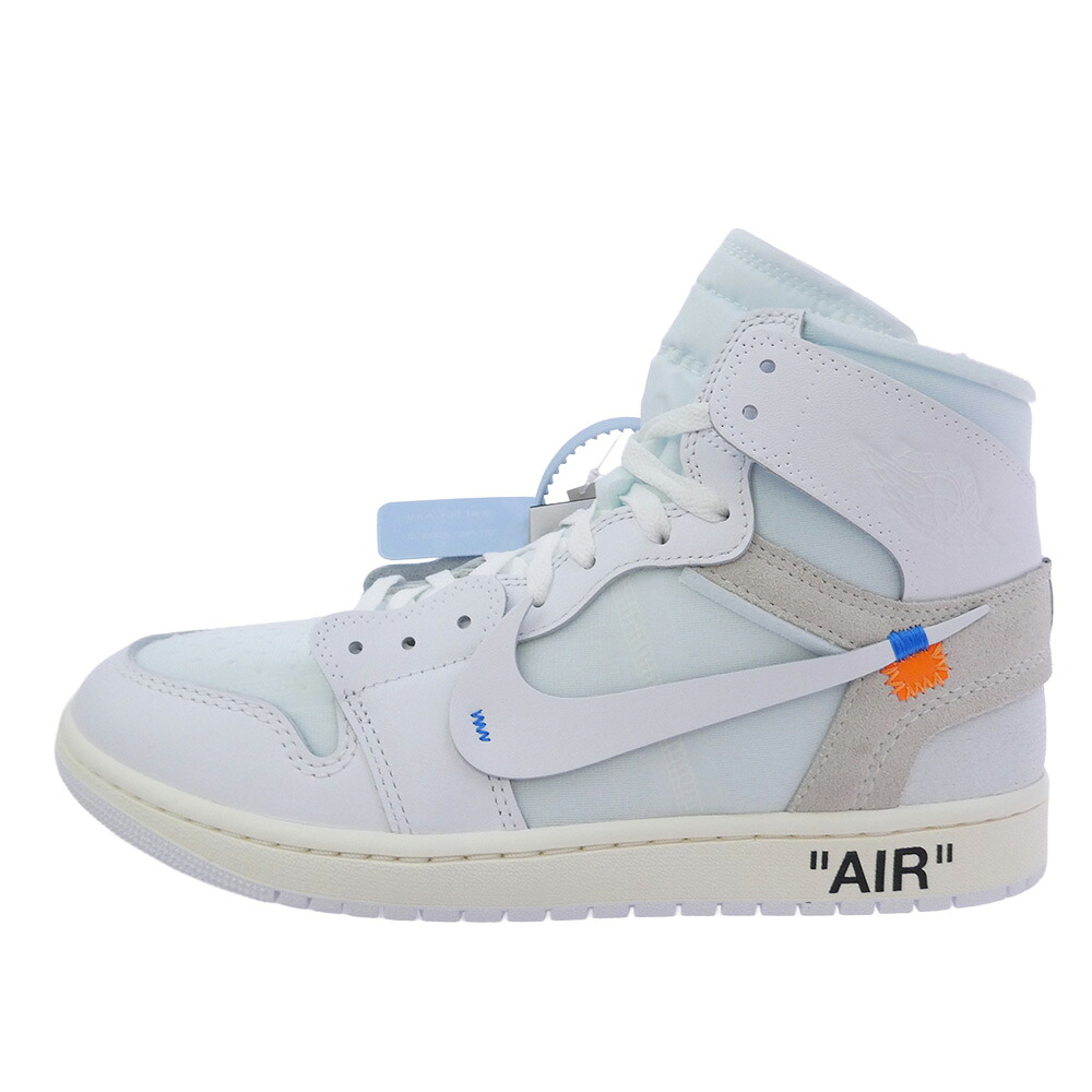 NIKE ナイキ AA3834-100 × Virgil Abloh Archive V.A.A. Air Jordan 1 Retro High OG Alaska 【フェイクバスターズ位置づける済】ヴァージルアブローアーカイブ エアジョーダン1 レトロ ご機嫌 OG アラスカ州 ご機嫌撥ねのける スニーカー 28.5珊 【新古品】【未当て嵌める】 メンズ【中古】