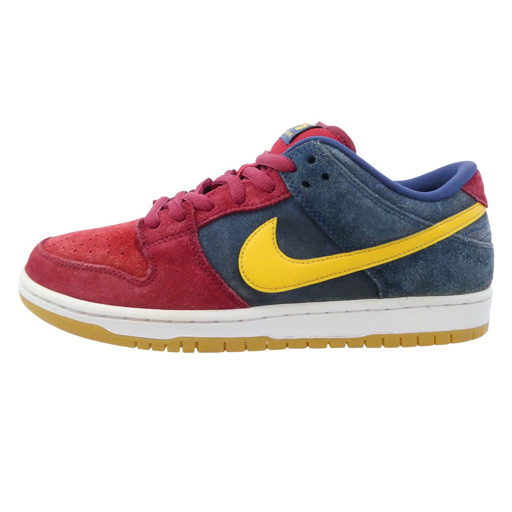 NIKE ナイキ DJ0606-400 SB Dunk Low Barcelona ダンク 置き目 バルセロナ スウェード スニーカー 26.5糎  メンズ【中古】