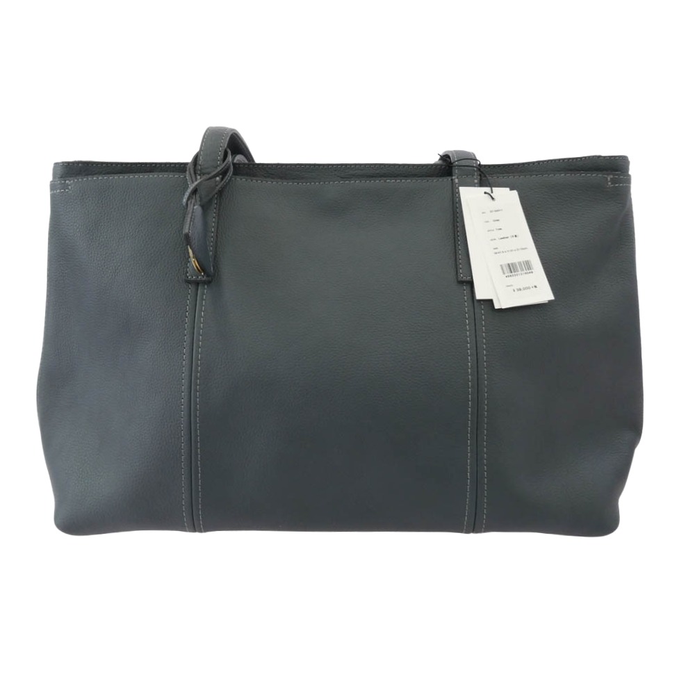aniary アニアリ 07-02011 Shrink Leather シュリンク レザー トートバッグ グレイ グレー系 メンズ【中古】