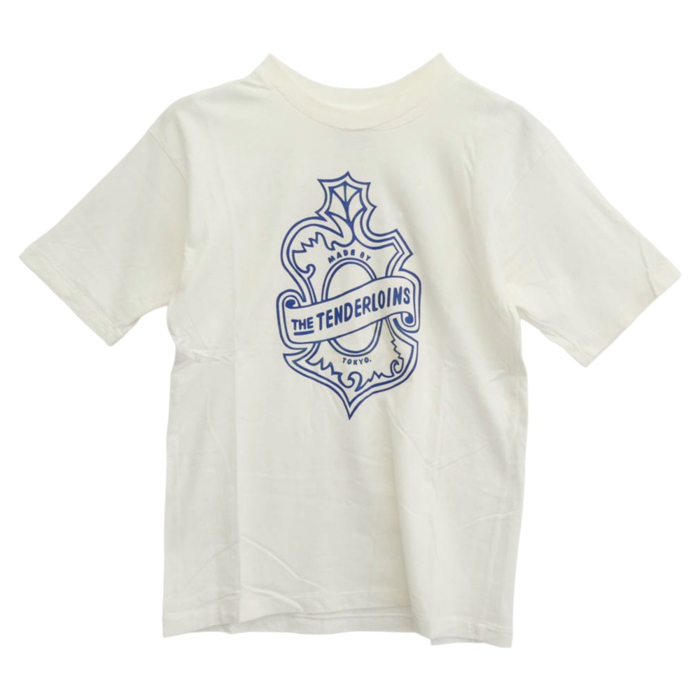 TENDERLOIN アンダーカット T-TEE2 象徴刷り上げる 半袖プルオーバー 白いこと 白いこと系 M 【美品】 メンズ【古着】【中古】