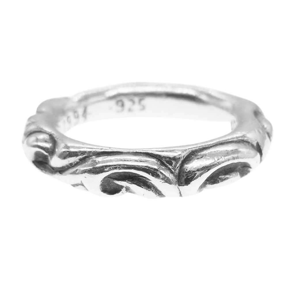 クロムハーツ　スクロールバンド　シルバー925 CHROME HEARTS クロムハーツ スクロールバンド リング 指輪