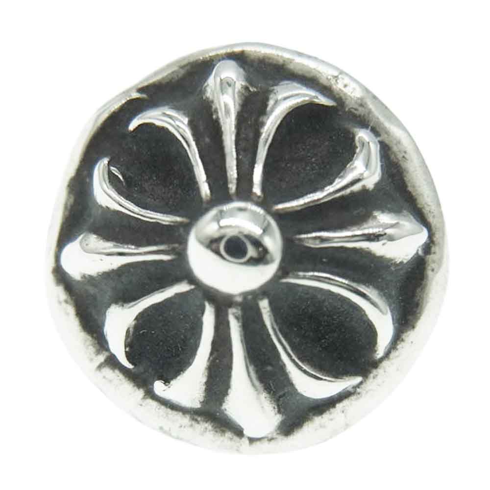 ☆正規品☆ 美品 CHROME HEARTS クロスボール スタッド ピアス クロム