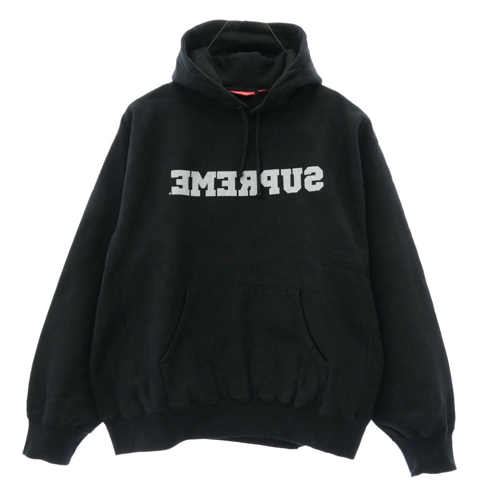 Supreme シュプリーム 25SS Reverse Hooded Sweatshirt 逆さま フーデッド トレーナー フーディー パーカー 黒いこと系 XL 【御前上等美品】 メンズ【古着】【中古】