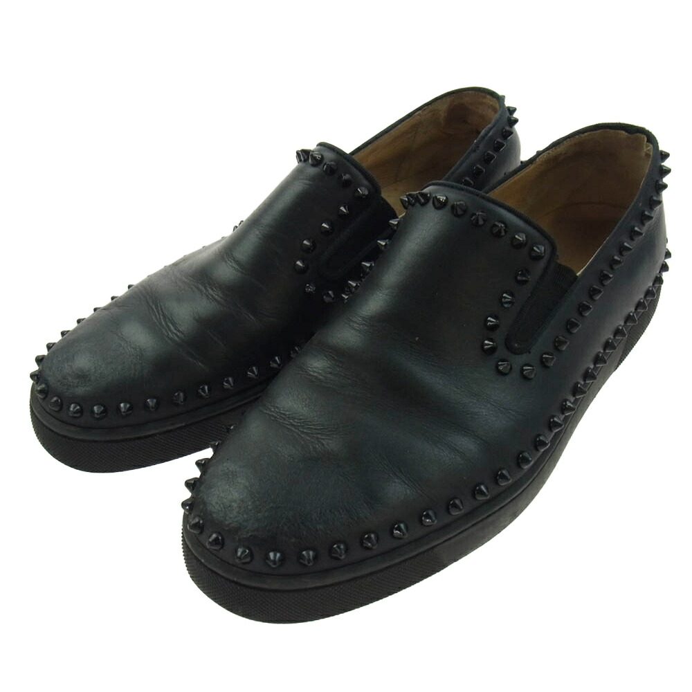【美品】クリスチャンルブタン【25.0】ダンデライオン スパイク ブラック 黒 Dandelion Spikes ブラック スエード - Shoes - Men - Christian