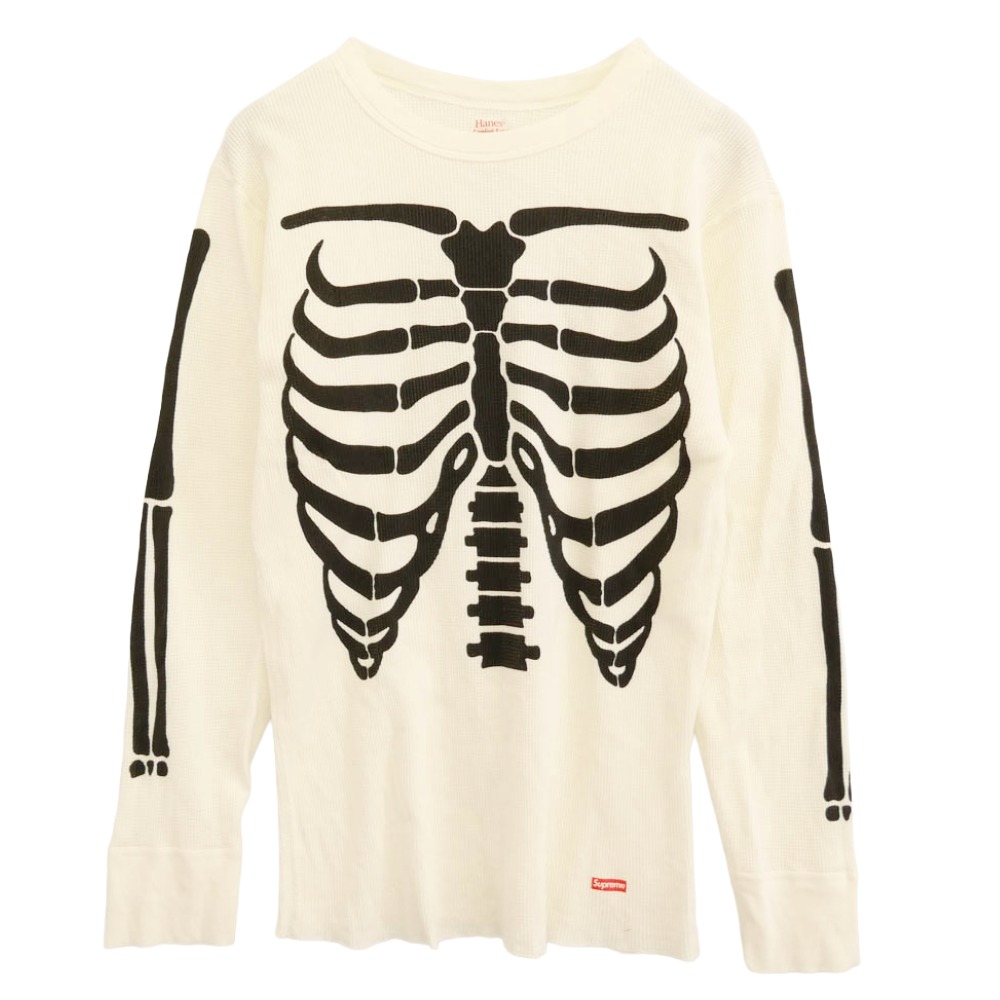 楽天市場】【中古】シュプリーム SUPREME Hanes Bones Thermal Crew