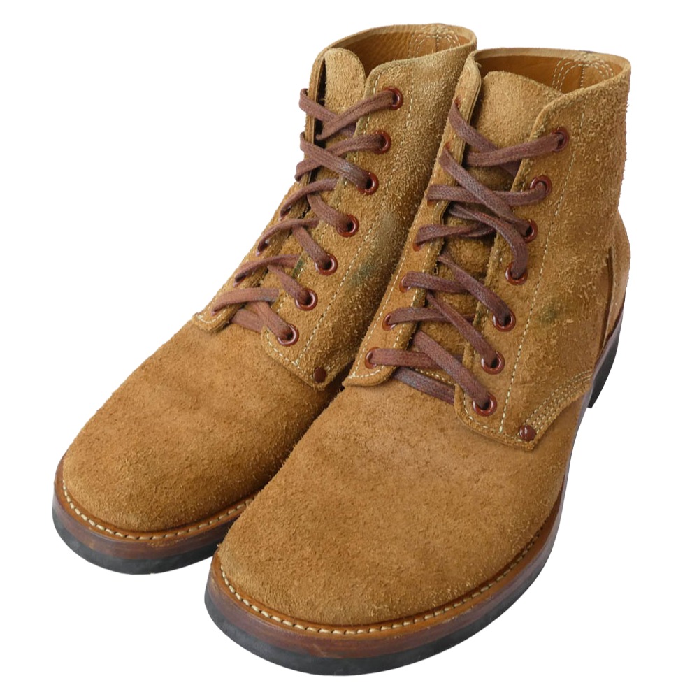 TOY\u0027S McCOY トイズマッコイ TMA8801-040-085 M-43 REVERSE UPPER SERVICE SHOES TYPE3 スティーブマックィーン 大逃げ失せる 客あしらいシューズ スピード競技繰り上げる ブーツ 赤銅色系 8.5D  メンズ【中古】