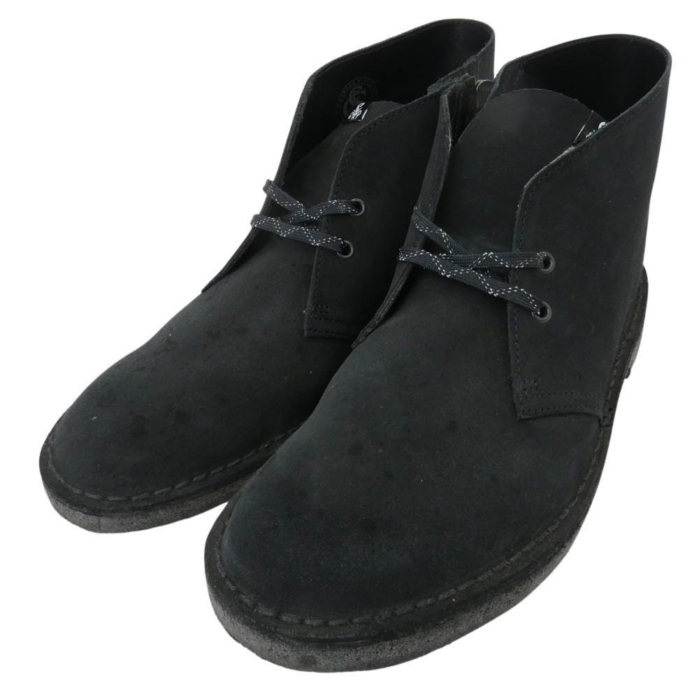SOPHNET. ソフネット 26176817 DESERT BOOTS サイドジップ スエードクロス 乾荒原 ブーツ 黒いこと系 9.5  メンズ【中古】