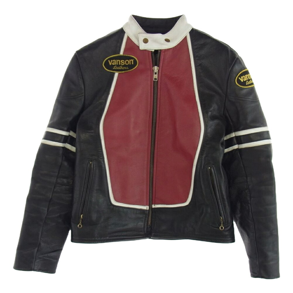 希少 VANSON バンソン R&R ロックンロール ダブルライダースジャケット ヴィンテージ VANSON ロックンロール R&R ダブル ライダース