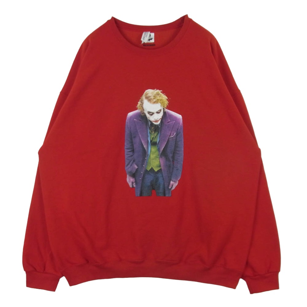 WACKO MARIA ワコマリア The Dark Knight Trilogy 滑稽者 ダークナイトトリロジー 流汗 調教師 赤いこと系 2XL メンズ【古着】【中古】