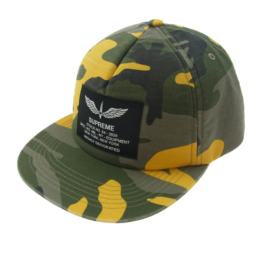 国内正規品 Supreme シュプリーム ミリタリー キャンプ キャップ 迷彩 Supreme シュプリーム 2024SS Military Camp Cap ミリタリー