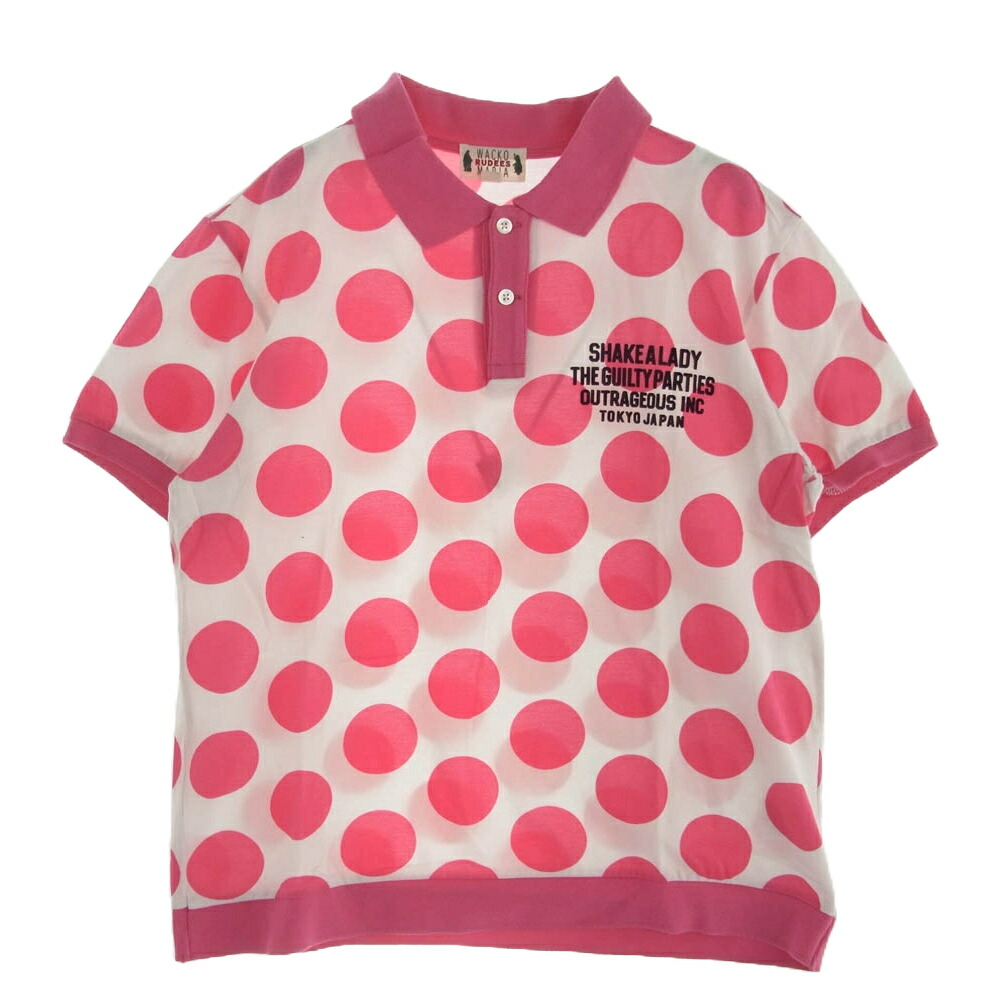 24SS新品WACKOMARIAストライプニットポロシャツORANGE/L 楽天市場】WACKO MARIA ワコマリア 20SS ワンポイント刺繍ニット