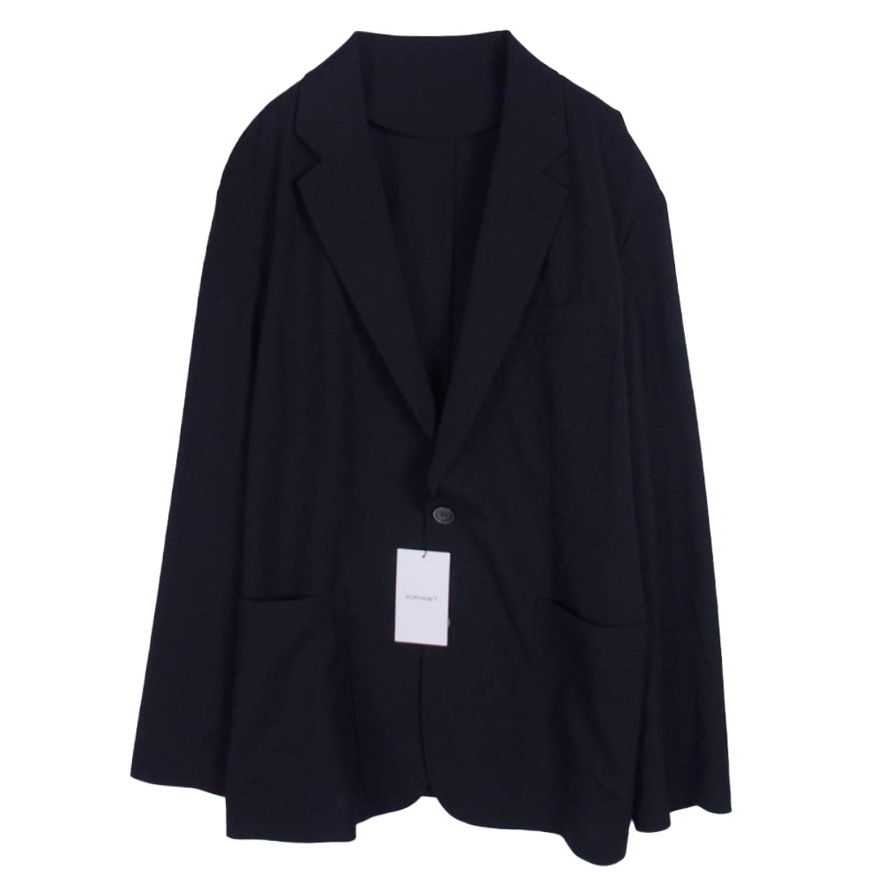 SOPHNET. ソフネット 25AW SPNT-252034 HIGH-TWIST POPLIN JACKET ポプリン テーラード 上衣 大きさ3 黒いこと系 3 【新古品】【未当て嵌める】 メンズ【古着】【中古】