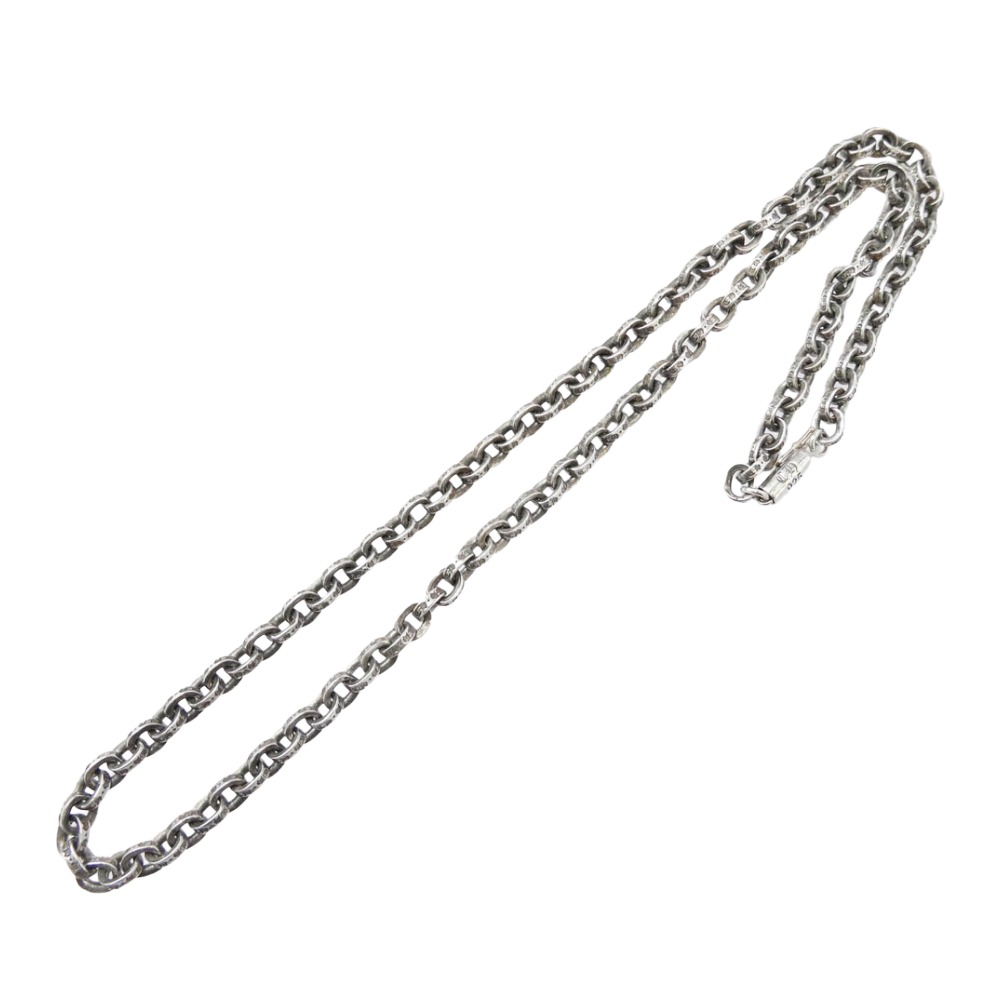 CHROME HEARTS クロムハーツ（原本無） 20inch PAPER CHAIN 20 ペーパーチェーン 20インチ シルバー ネックレス シルバー系 メンズ【中古】