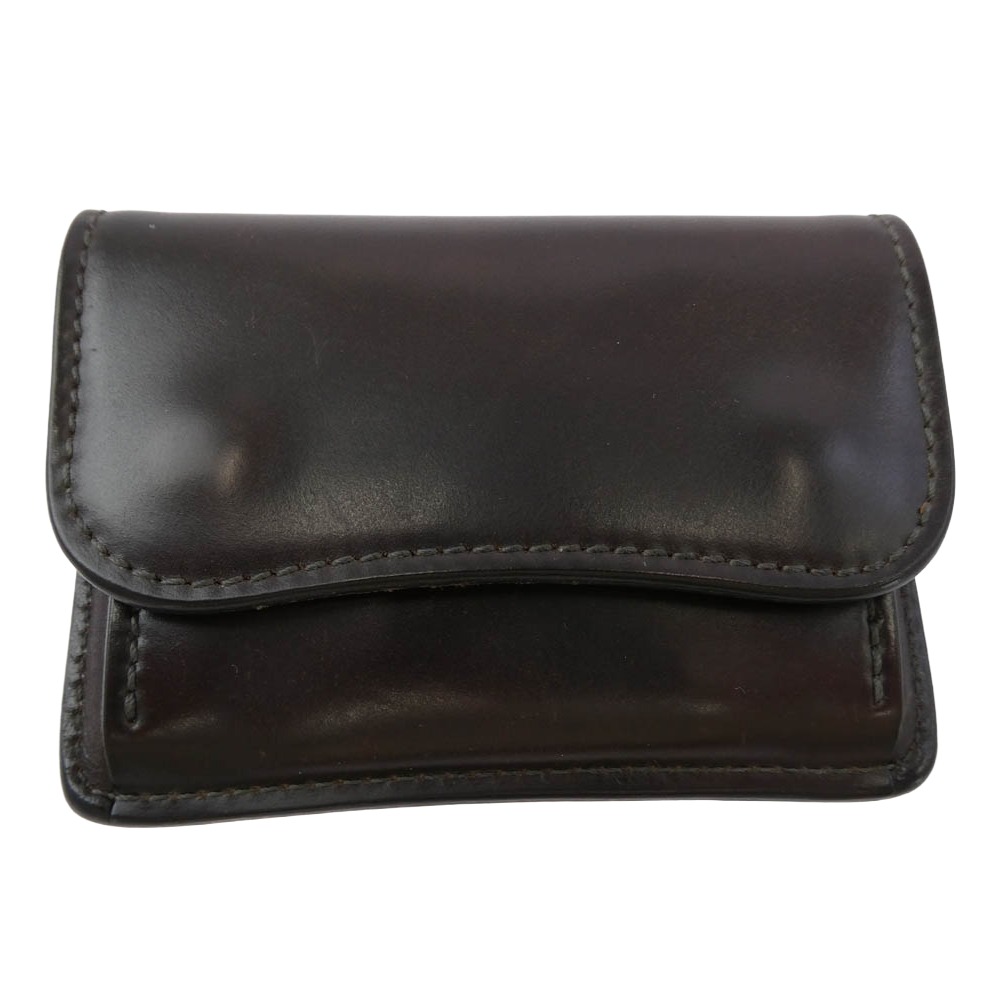 WILDSWANS ワイルドスワンズ TONGUE タング シェルコードバン コインケース 小銭入れ ダークブラウン系 メンズ【中古】｜ブランド古着 ライフ店
