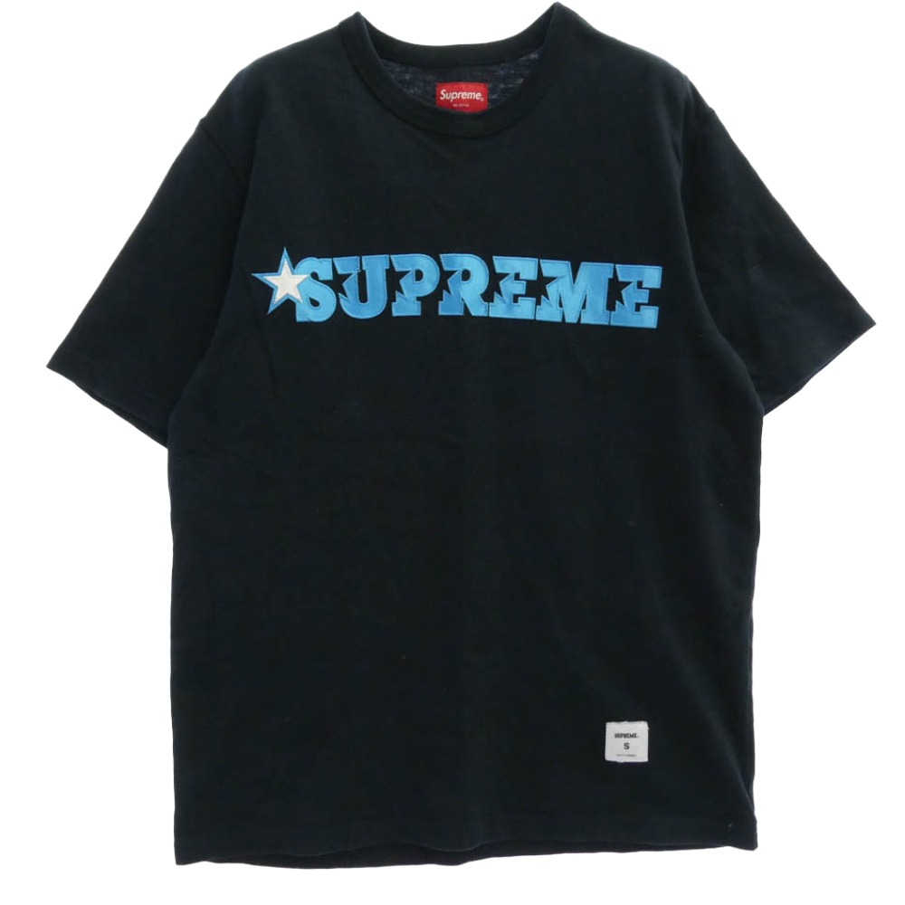 Supreme シュプリーム 20SS Star Logo S/S Top はやりっ児 ロゴタイプ 半袖 綿織物 労働者の一団のど首 プルオーバー 米国海軍系 S  メンズ【古着】【中古】