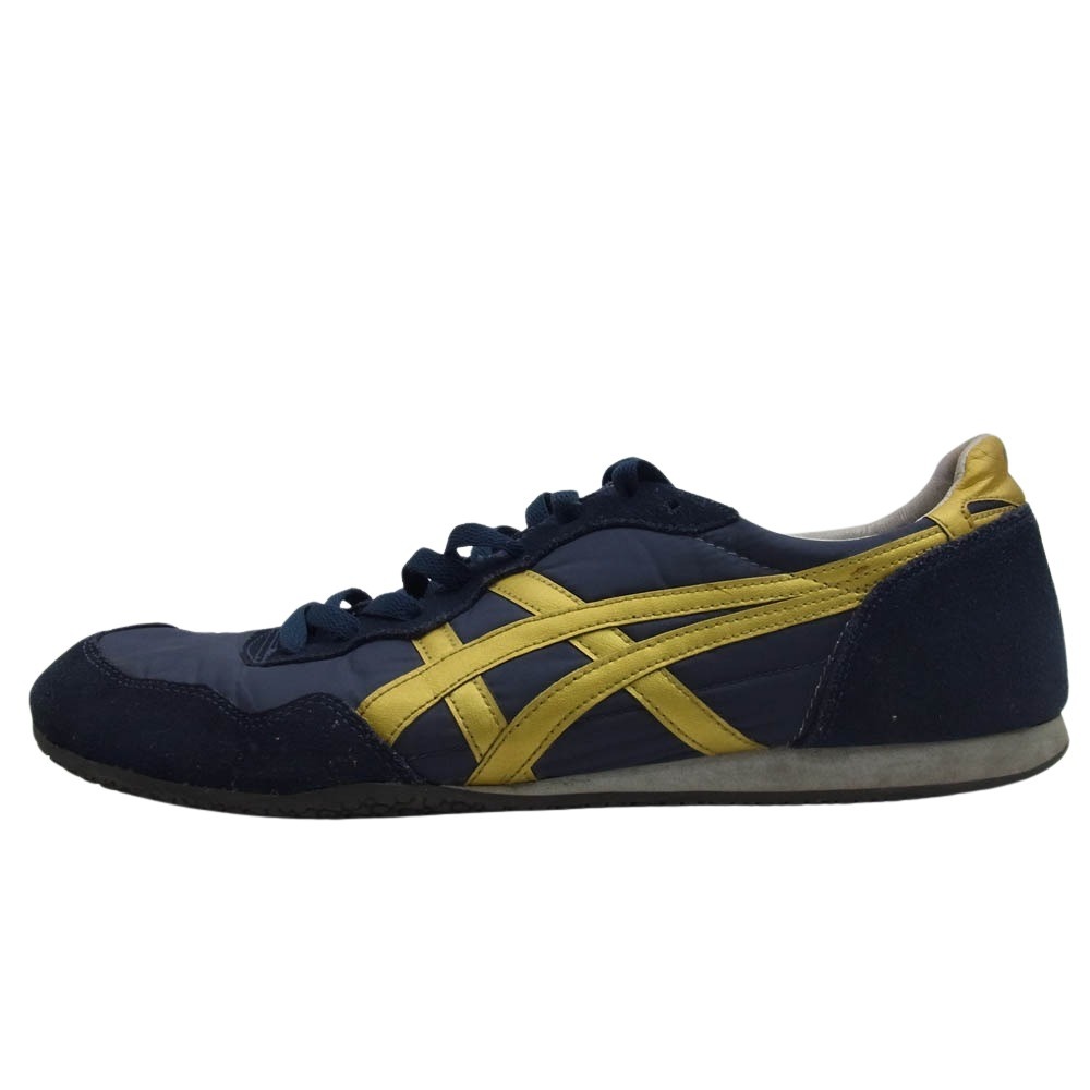 美品■オニツカタイガー　セラーノ　ゴールド　ネイビー　24cm　1183B400 楽天市場】Onitsuka Tiger オニツカタイガー スニーカー SERRANO