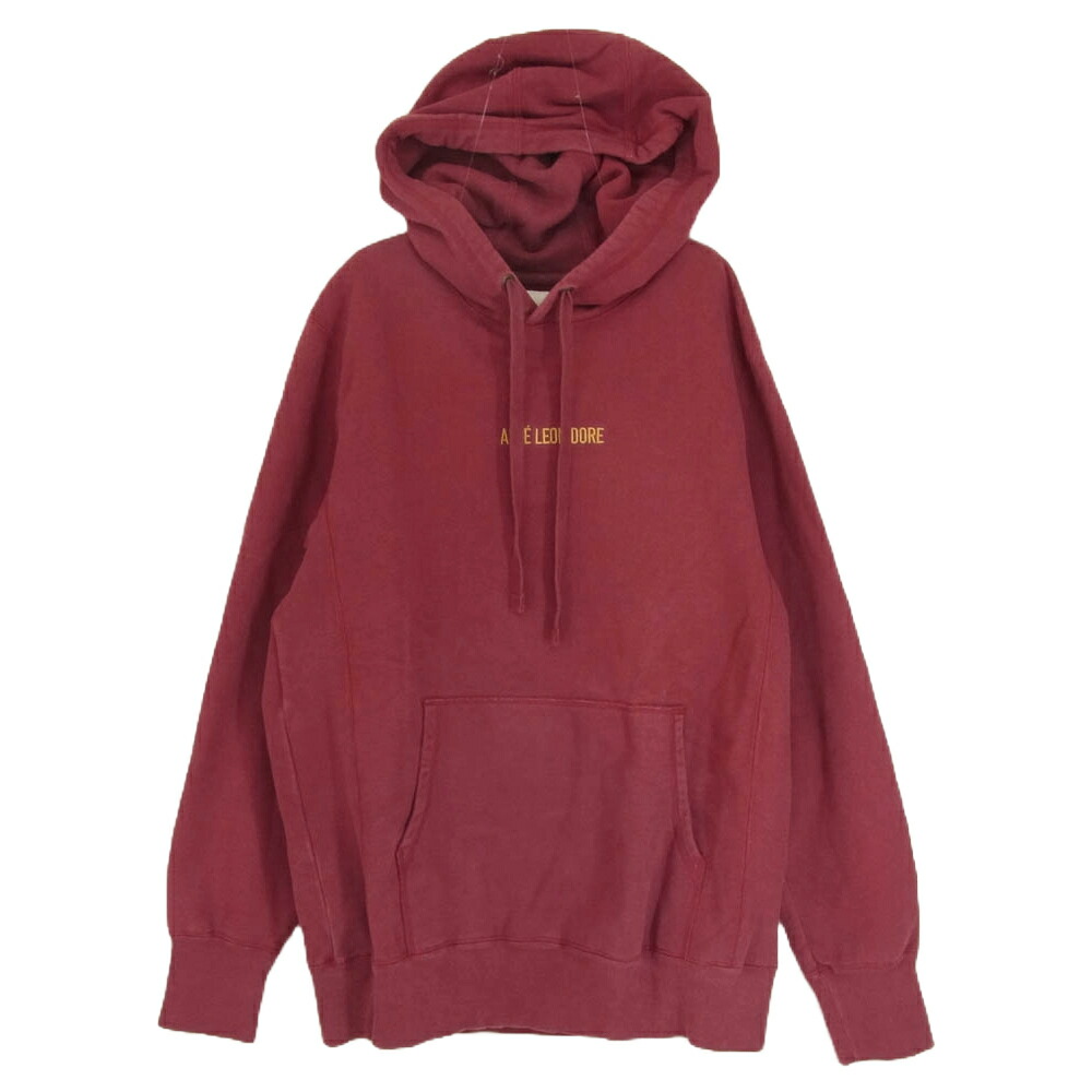 AIME LEON DORE エイメレオンドレ 18AW プルオーバーフリースジャケット レッド サイズ表記なし メンズ AIME LEON DORE（エイメ レオン ドレ） キャップ